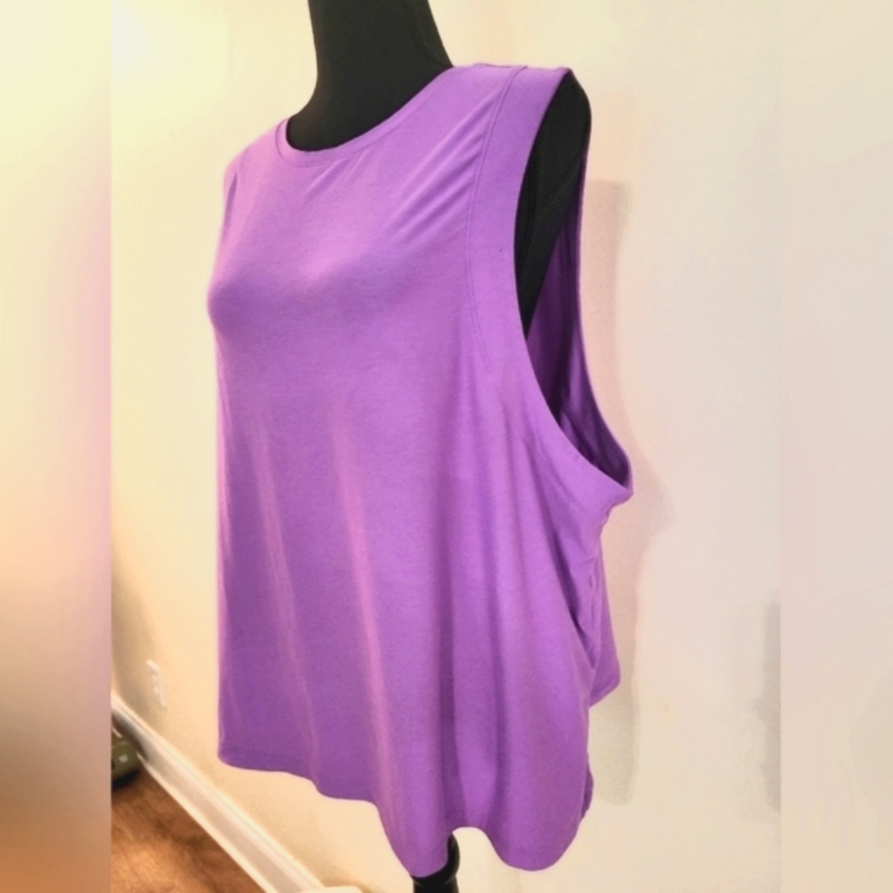 Old Navy‎ Purple Sleeveless Tank Top (Size XXL) - Picture 4 of 13
